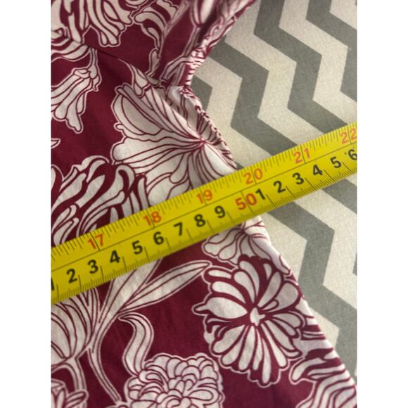 Sundance Burgundy Floral Embroidered Long Sleeve Blouse | Size S - Picture 4 of 6